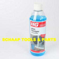 HG-WOONKAMER Glasreiniger voor streeploos en intensief reinigen en ontvetten concentraat 500 ml | glasreiniger